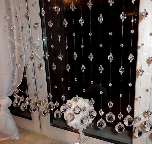 BALL BEADS макароны для штор кристаллы 60см KN