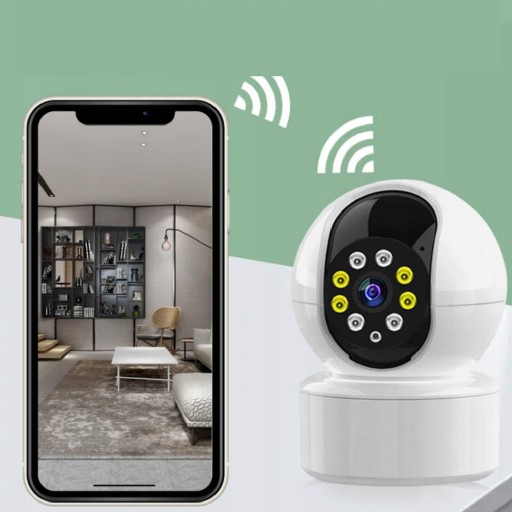 OBROTOWA KAMERA IP WIFI WEWNĘTRZNA NIANIA
