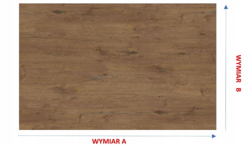 Płyta meblowa Dąb Lancelot, formatka półka PCV pod wymiar. 0,6 m2 100x60cm.
