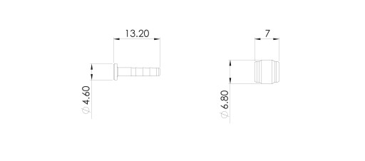 КОНЦЫ ГИДРАВЛИЧЕСКОГО ШЛАНГА BARADINE BM4-03+68