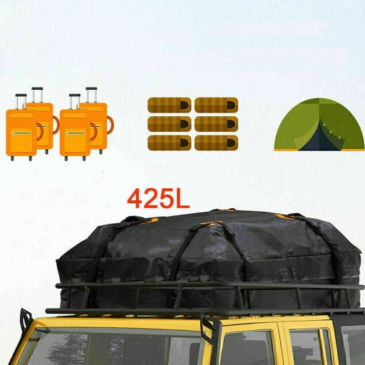 СУМКА НА КРЫШУ АВТОМОБИЛЯ, СУМКА НА КРЫШУ, СКЛАДНАЯ, 425 Л, TRAVEL