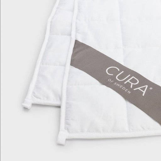 Одеяло утяжеленное Cura 7 кг 135 см х 200 см белое