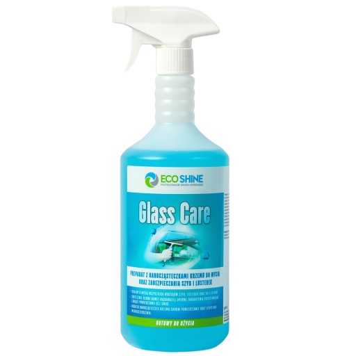 Средство для мытья окон ECO SHINE GLASS CARE с гидропокрытием 1л