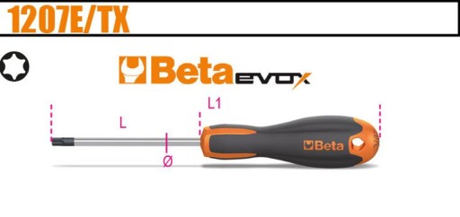ОТВЕРТКИ ОТВЕРТКА ОТВЕРТКА 1207 E TORX T 40 BETA