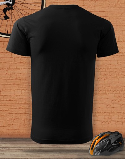 Bawełniany T-shirt śmieszny nadruk dla ROWERZYSTÓW