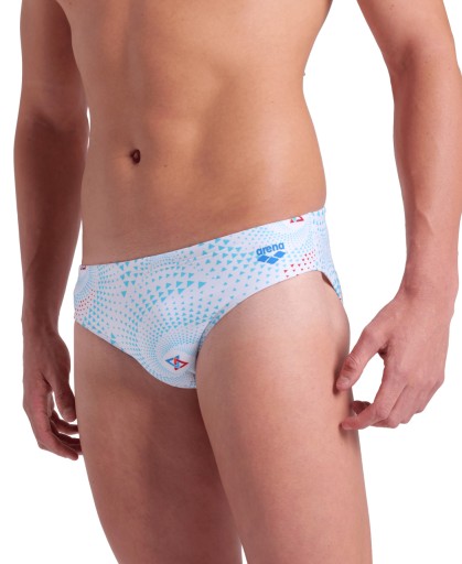 Arena FIREFLOW SWIM BRIEFS WHITE MULTI 95 плавки
