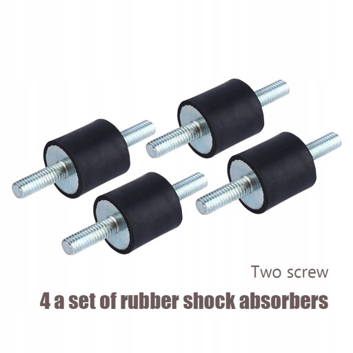 4 szt TŁUMIK DRGAŃ METALOWO-GUMOWY TYP A M6x20MM
