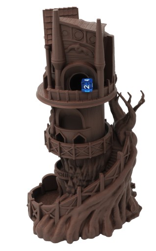 Наблюдатель огромная башня для игры в кости - Dice Tower Brown