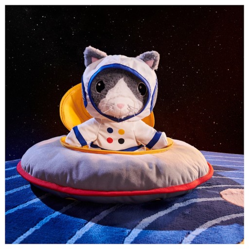 IKEA AFTONSPARV Плюшевая игрушка «Космический корабль» / разноцветная