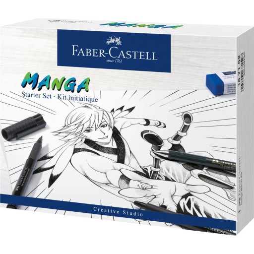 Набор ручек для рисования MANGA с манекеном.