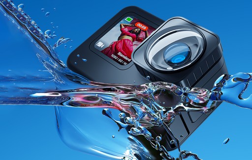 Lens Max Lens Mod TELESIN для GoPro Hero 9 10 11 12 ЧЕРНЫЙ