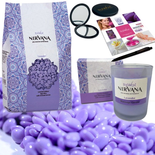 ItalWax NIRVANA Lawenda do depilacji SPA wosk olej