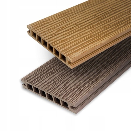 Композитная террасная доска BRUSHED D. BROWN