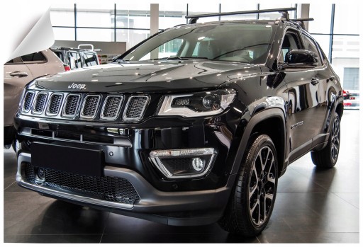JEEP COMPASS II 17+ ДЕКОРАТИВНЫЕ ХРОМИРОВАННЫЕ ГАЛОГЕННЫЕ ПОЛОСКИ