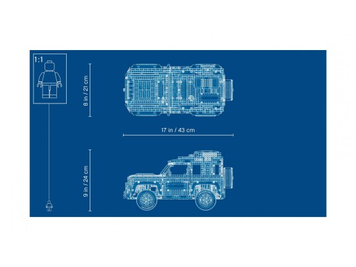 LEGO Technic 42110 Ленд Ровер Защитник