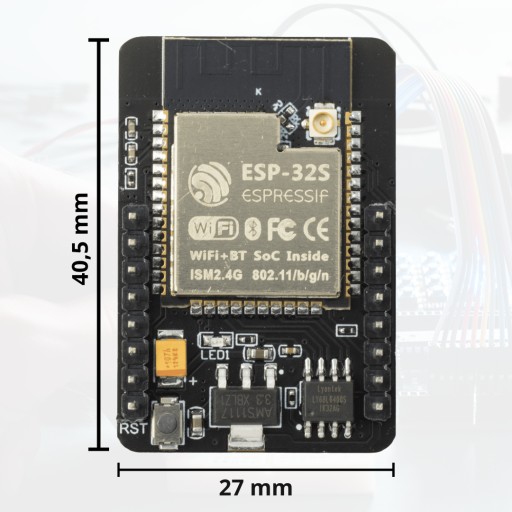 CAM-камера и программатор ESP32 с Wi-Fi и BLE 4.2 OV2640 2Mpx Bluetooth U.FL