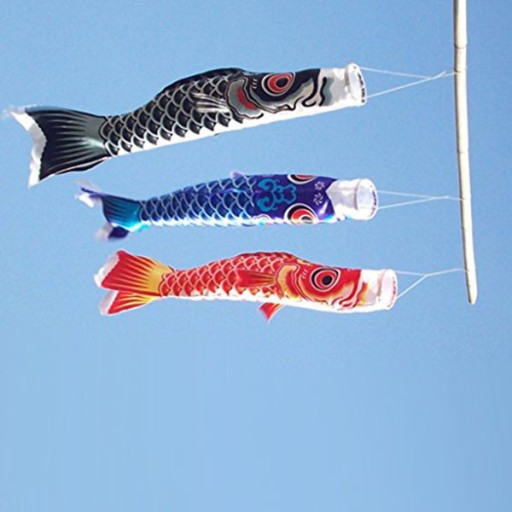 Декоративная лента для карпа Rainbow Fish Windsock 70