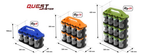 Контейнер-органайзер QuestSystem Q2x8 для мастерской