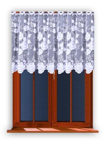 FIRANKA ŻAKARDOWA ZAZDROSTKA 23006/90 KUCHNIA