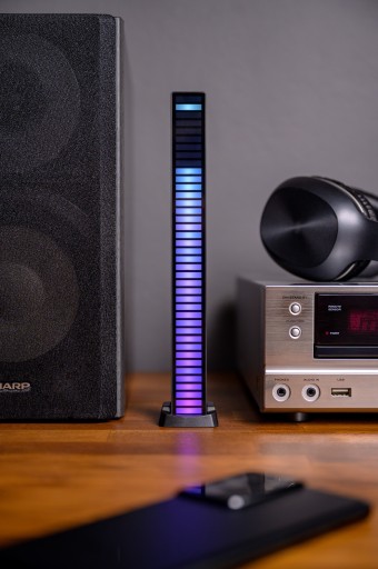 Equalizer RGB Redleaf 40LED - czarny