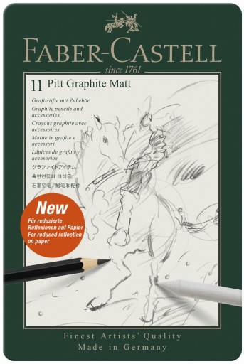 Набор карандашей для рисования FABER-CASTELL Pitt Graphite Matt, 8 шт.