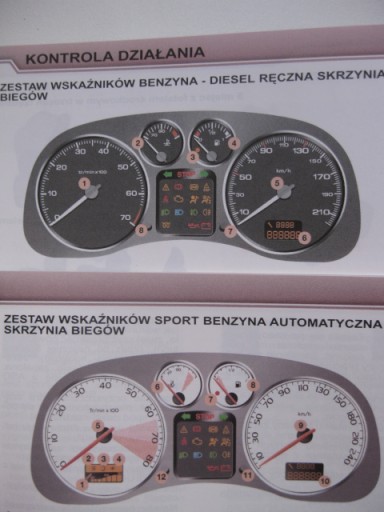Peugeot 307 SW 2005-2008 Руководство по эксплуатации на польском языке.