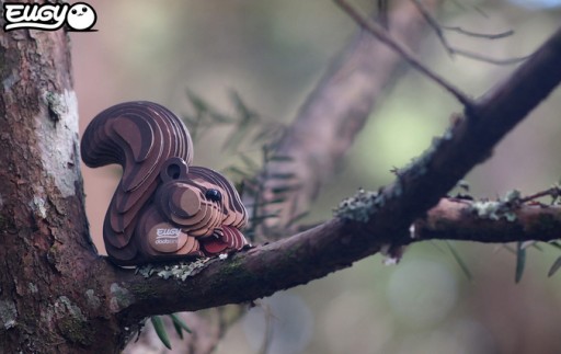 Пазл Squirrel Puzzle3D Spatial Eco Eugy