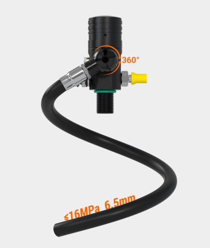 Набор для дайвинга SMACO S400 Pro, кислородный баллон 1 л + сумка через плечо