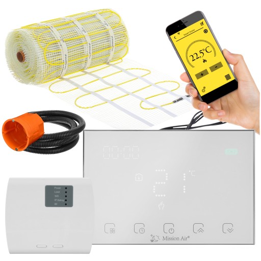 ZESTAW Mata grzewcza pod płytki MA-160W/m² 8m²