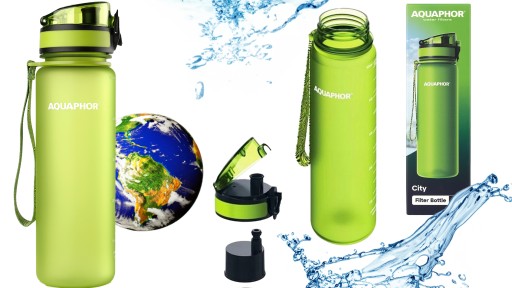 Аквафора Bidon Filtering Bottle для зеленой воды 0,5 л + твердый фильтр