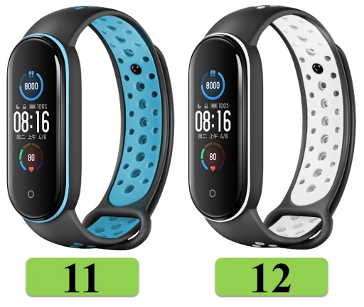 РЕМЕШОК-БРАСЛЕТ ДЛЯ XIAOMI MI BAND 5/6/7 21 МЕГА ЦВЕТ
