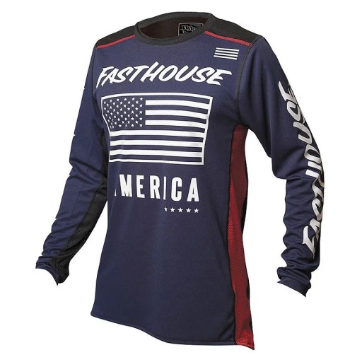Футболка Bmx FASTHOUSE Downhill MTB Enduro Moto Jersey Off Road, длинный мот
