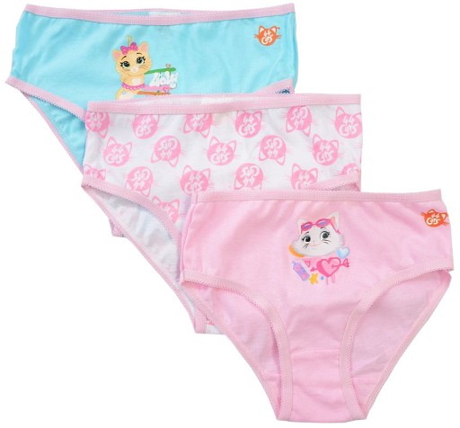 ТРУСИКИ ДЛЯ ДЕВОЧЕК 44 CATS CATS COTTON 3 УПАКОВКИ 110/116 F183H
