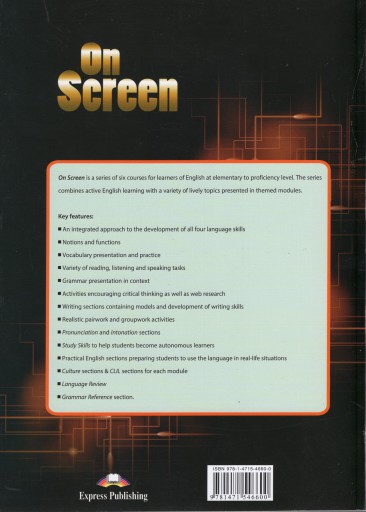On Screen Upper-Intermediate B2+ Учебник Многолетний курс