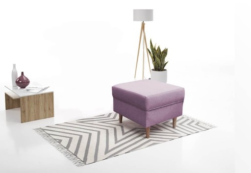 PODNÓŻEK LOFT fotel uszak skandynawski