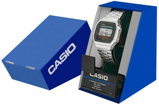 Часы CASIO Vintage A168WA-1WCR + КОРОБКА