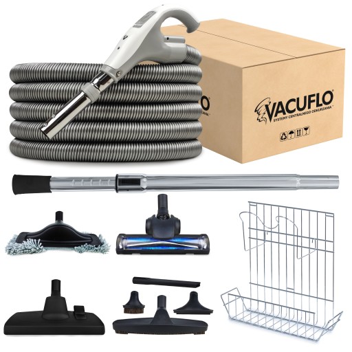 ЦЕНТРАЛЬНЫЙ ПЫЛЕСОС VACUFLO TC588QX + ЗОЛОТОЙ НАБОР