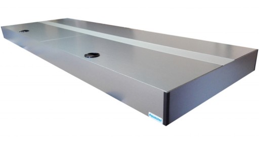 AS LED алюминиевый кожух БЕЛЫЙ 80х35 2х18Вт
