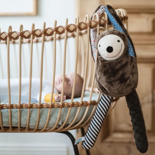 WHISBEAR, покачивающий плюшевый мишка, шуршащий СЛОТ Ezzy с приложением для телефона + пеленка