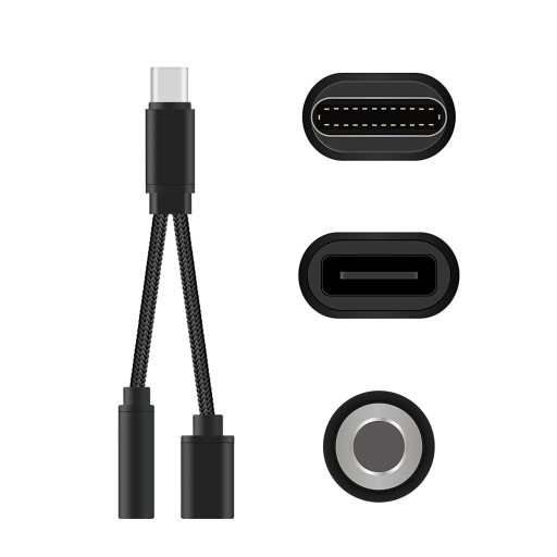 ADAPTERY SŁUCHAWKOWE C DO SŁUCHAWEK TYPU USB