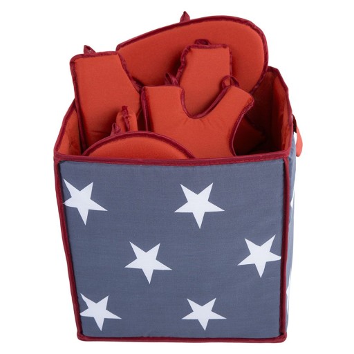 Пуф TOY BASKET с ящиком 30х30х30 POUFA
