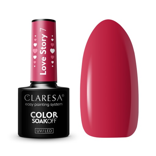 Гибридный лак для ногтей CLARESA LOVE STORY 7