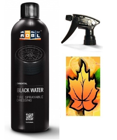 ADBL BLACK WATER 500 ML CZERNIDŁO DRESSING DO OPON GUMY PRZYCIEMNIA CHRONI