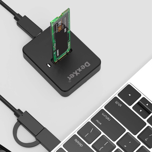 Док-станция для твердотельного накопителя M.2 SATA/PCIe NGFF/NVMe USB Type C 3.1, 10 ГБ/с