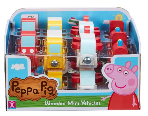 ŚWINKA PEPPA Drewniany Mini Pojazd Samolot