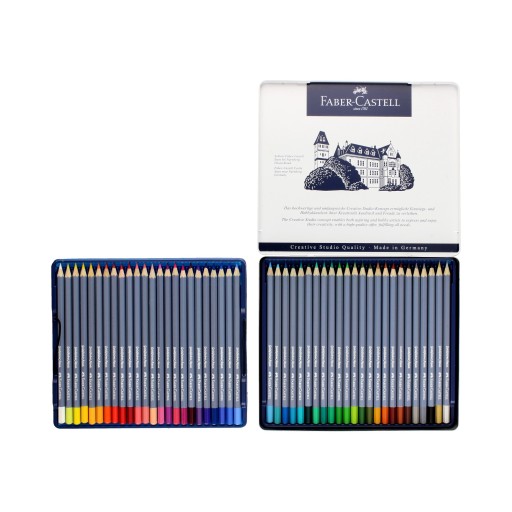 АКВАРЕЛЬНЫЕ КАРАНДАШИ GOLDFABER AQUA 48 ЦВЕТОВ. ПАКЕТ. ПОДМИРЬ