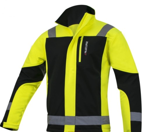 ВНИМАНИЕ Светоотражающая КУРТКА SOFTSHELL Work Eclipse Eclipse L
