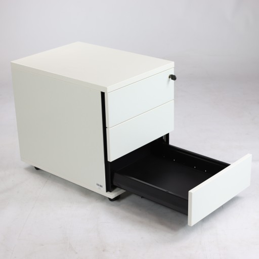 Ролл-контейнер MARO 3 DRAWERS WHITE CLOSING