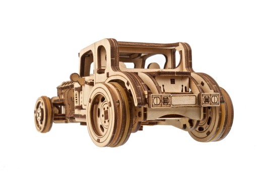 Автомобиль Hot Rod Furious Mouse Ugears 3D модель