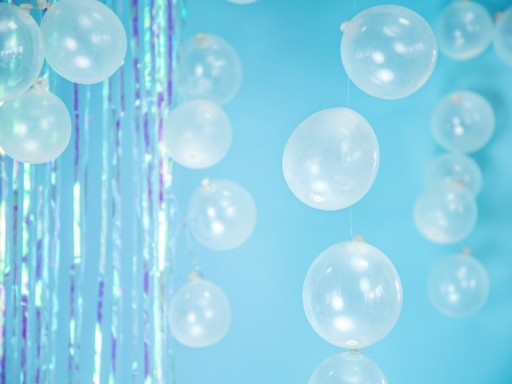 BALONY CRYSTAL PRZEZROCZYSTE TRANSPARENTE PROFESJONALNE 23 CM 9 CALI 100SZT